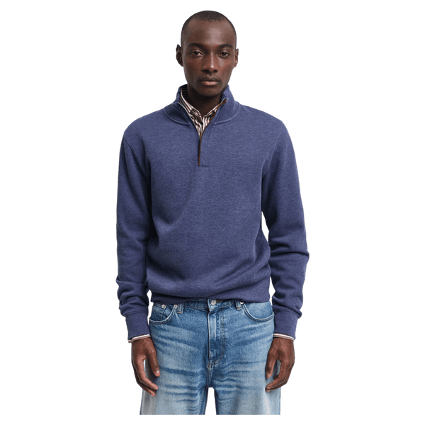 GANT Sacker Rib Half Zip Sweatshirt for Men