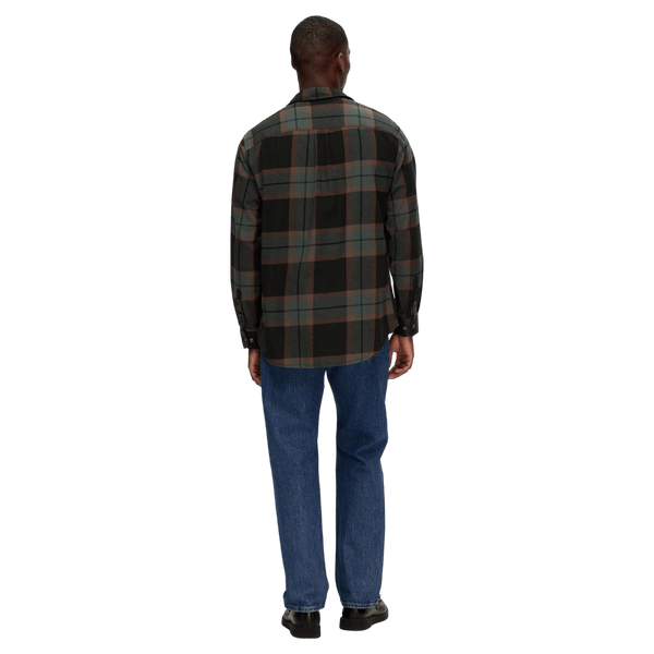 Selected Regowen Long Sleeve Flannel Shirt for Men