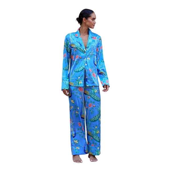 The Night Store Satin Trouser Pyjamas Set