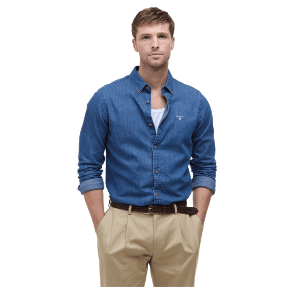 Barbour Chambray Crest Tailored Fit Shirt