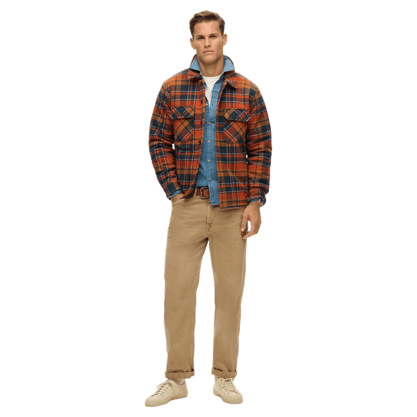 Superdry Surplus Check Quilt Overshirt