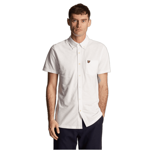 Lyle & Scott Short Sleeve Pique Shirt