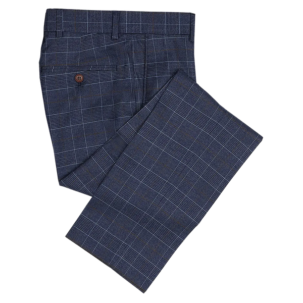 Antique Rogue Check Suit Trousers