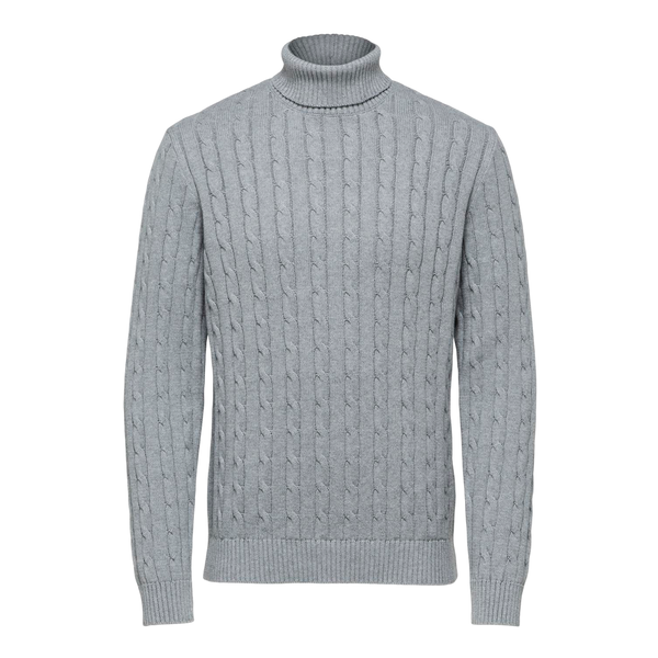 Selected Ryan Structured Roll Neck