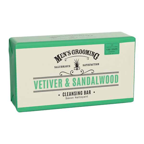 The Scottish Fine Soaps Company Vetiver & Sandalwood Cleansing Bar