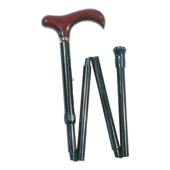 Classic Canes Folding Slimline Adjustable Cane