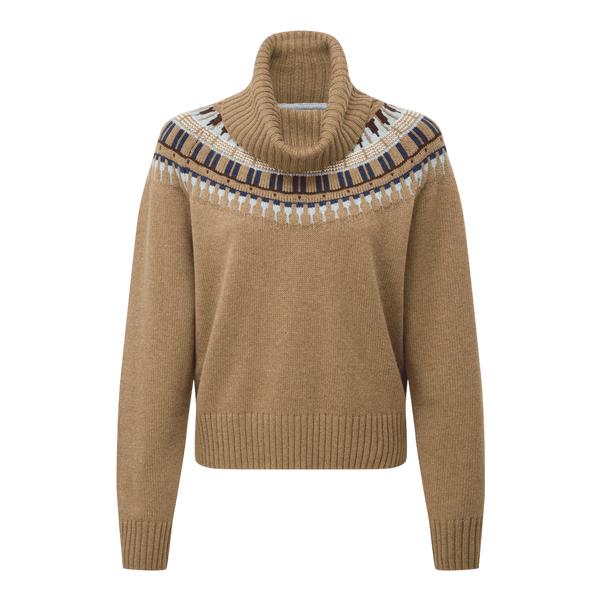 Schoffel Filey Fairisle Roll Neck Jumper