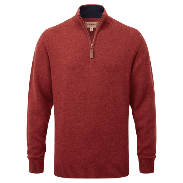 Schoffel Lewis Lambswool 1/4 Zip Jumper