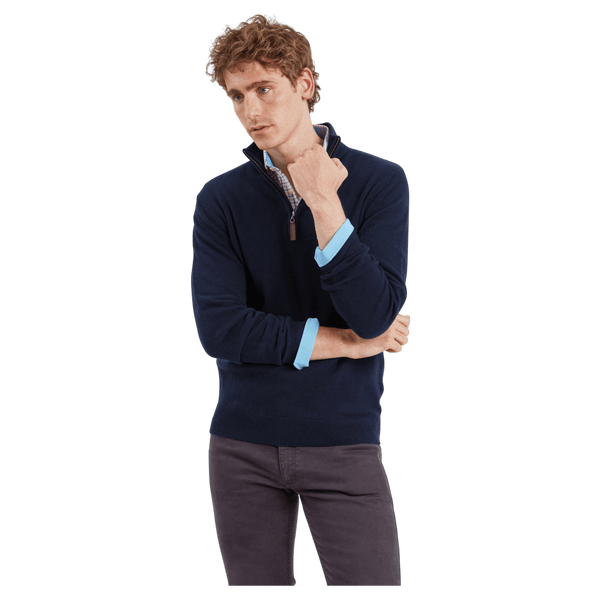 Schoffel Lewis Lambswool 1/4 Zip Jumper