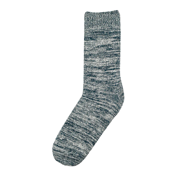 Democratique Chunky Flat Knit Melange Sock for Men