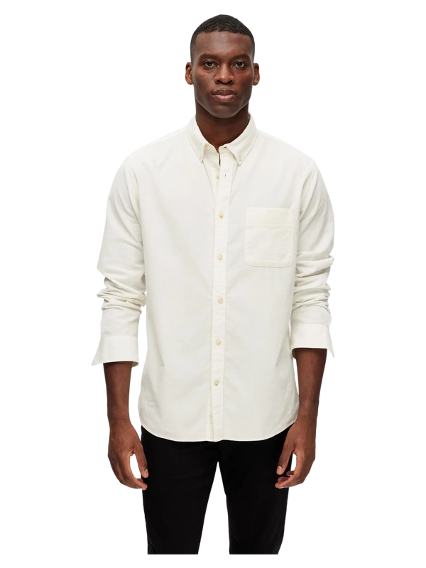 Selected Regmaker Long Sleeve Cord Shirt For Men | Coes