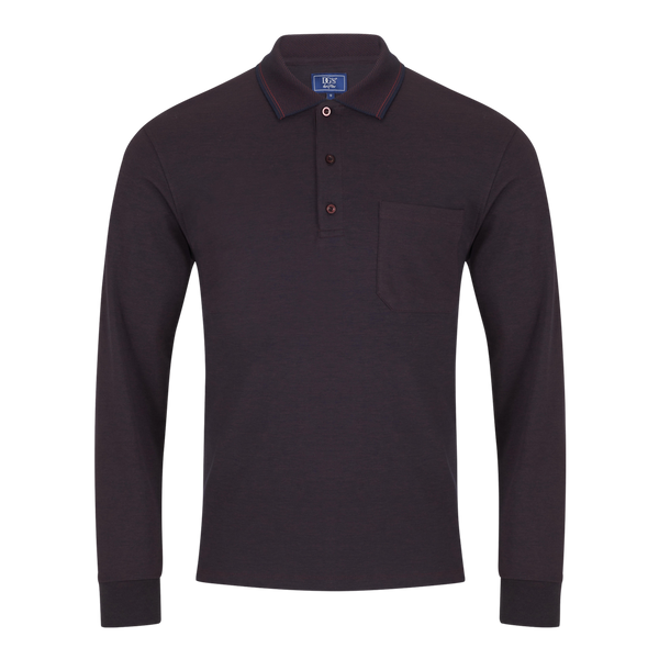 DG's Drifter Long Sleeve Polo Shirt for Men