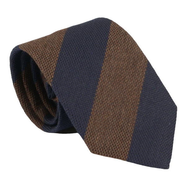 William David Textured Bold Stripe Woven Tie