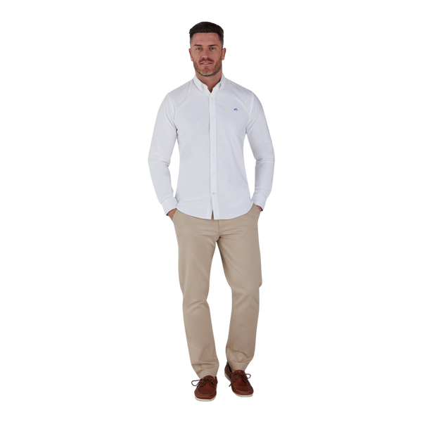 Raging Bull Button Down Long Sleeve Oxford Shirt