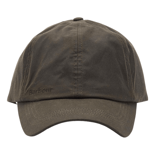 Barbour Wax Sports Cap in Olive