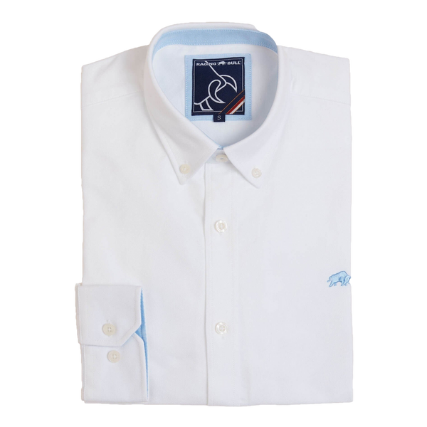 Raging Bull Button Down Long Sleeve Oxford Shirt