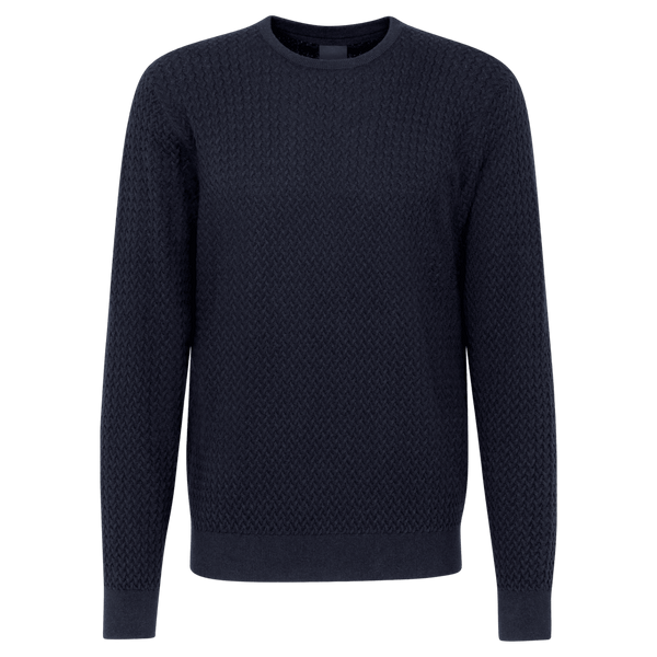 Bugatti Crew Neck Weave Jumper