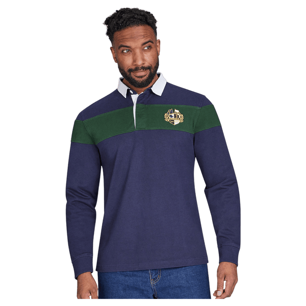 Raging Bull Chest Panel Rugby Shirt