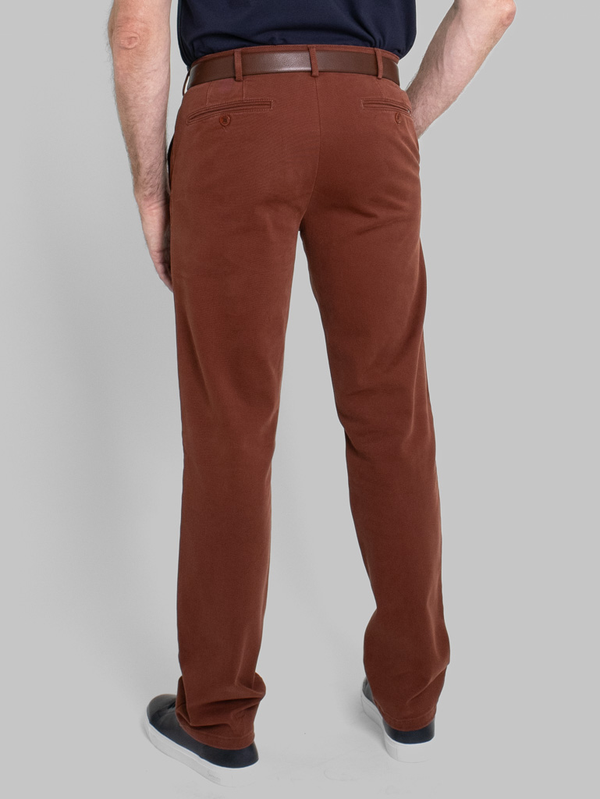 Meyer Rio Twill Chino in Brick