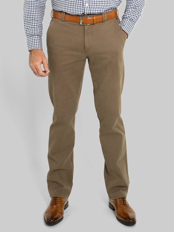 Meyer Rio Twill Chino in Stone