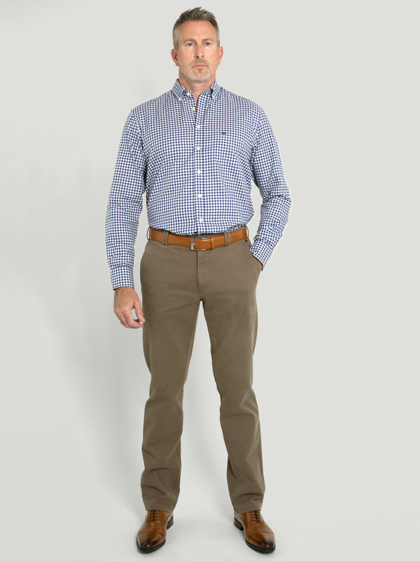 Meyer Rio Twill Chino in Stone