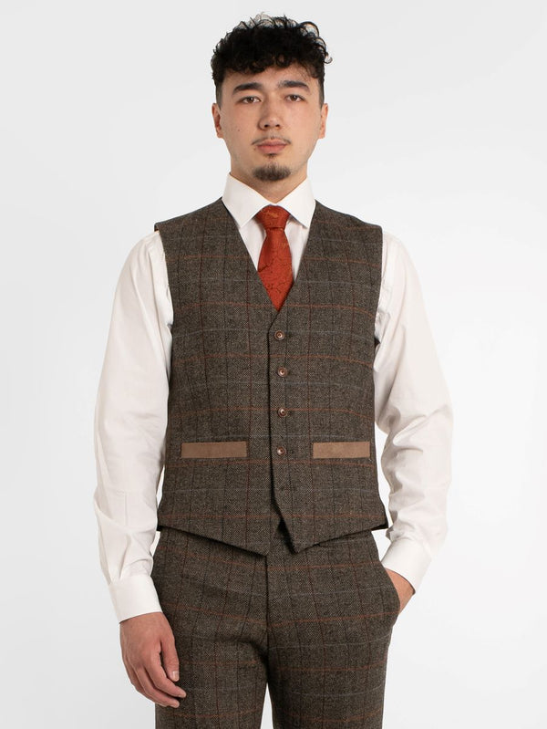 Antique Rogue Doyle Tweed Suit Waistcoat