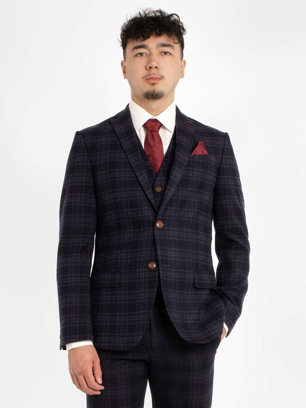 Antique Rogue Ryder Check Three Piece Suit