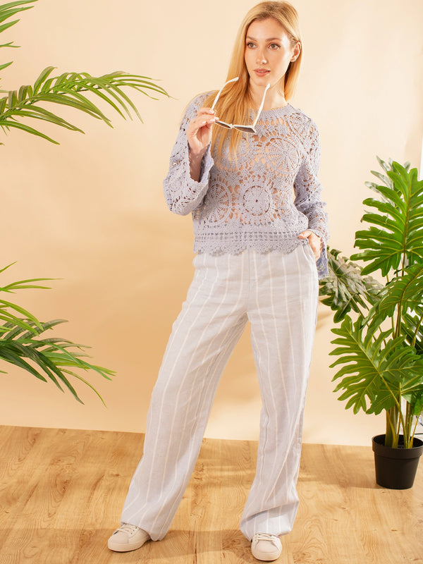 Object Linne Wide-Leg Trousers