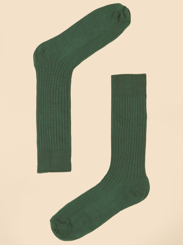 William David Cotton Rib Socks