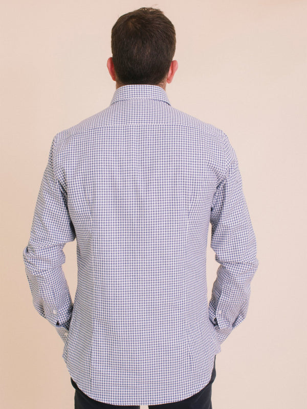 William David Southwold Check Long Sleeve Shirt