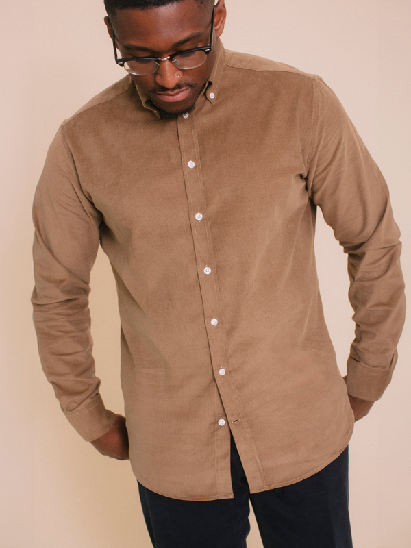 William David Southwold Corduroy Long Sleeve Shirt