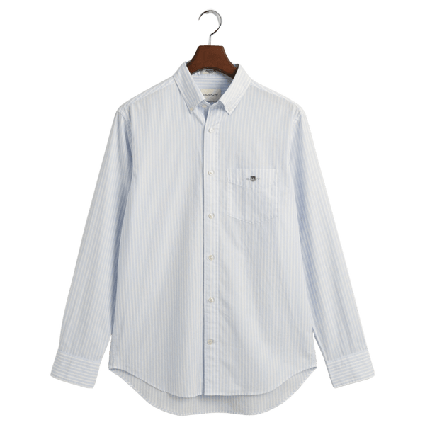 GANT Regular Fit Long Sleeve Poplin Striped Shirt