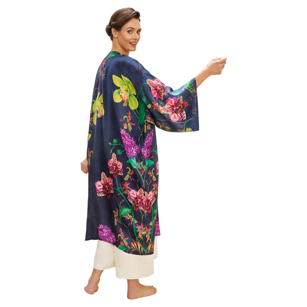 Powder Exotic Evening Kimono Dressing Gown