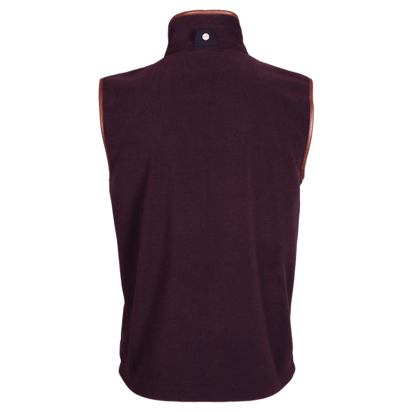 Schoffel Oakham Fleece Gilet for Men in Port