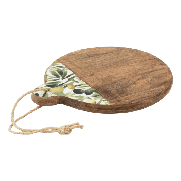 Candlelight Mango Wood Round Chopping Board