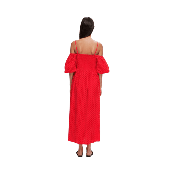 Selected Femme Anelli 3/4 Off-Shoulder Maxi Dress