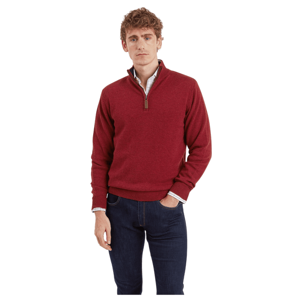 Schoffel Lewis Lambswool 1/4 Zip Jumper