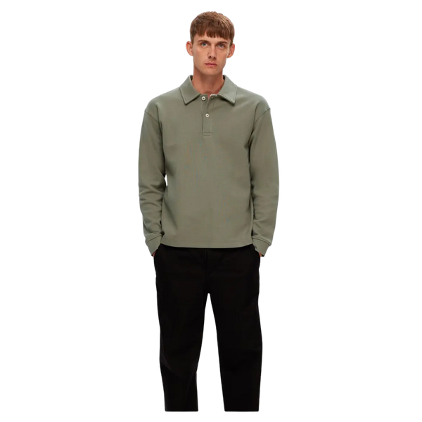 Selected Dap Long Sleeve Polo Shirt