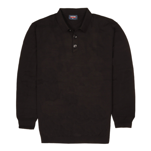 Espionage Long Sleeve Knitted Polo