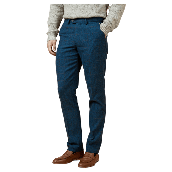 Marc Darcy Dion Tweed Check Suit Trousers