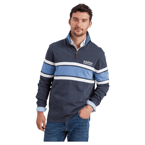 Schoffel Exmouth Heritage 1/4 Zip Sweatshirt