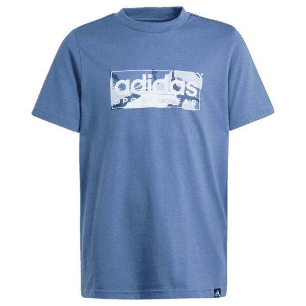 Adidas B Camo Linear Logo T-Shirt for Juniors