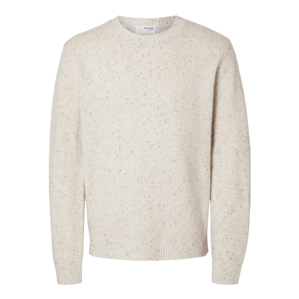 Selected Neil Long Sleeve Knit Neps Crew Neck