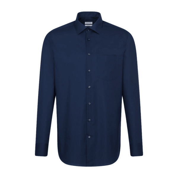 Seidensticker Poplin Regular Fit Long Sleeve Shirt