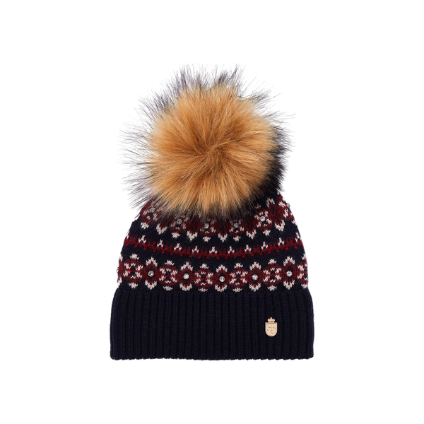 Holland Cooper Jennifer Fairisle Bobble Hat