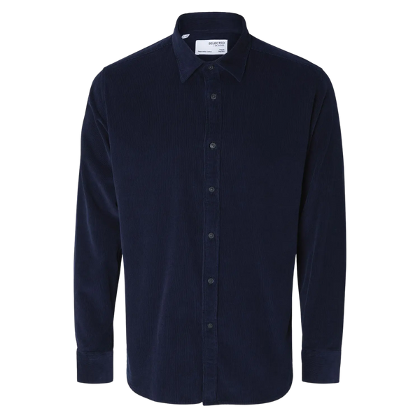 Selected Regular Owen Long Sleeve Cord Shirt