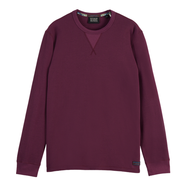 Scotch & Soda Waffle Long Sleeve T-Shirt for Men