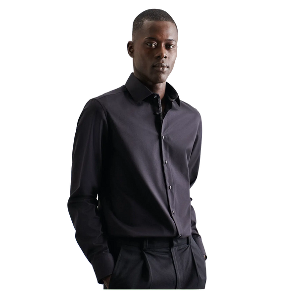 Seidensticker Long Sleeve Tailored Fit X-Tall Shirt With Trim