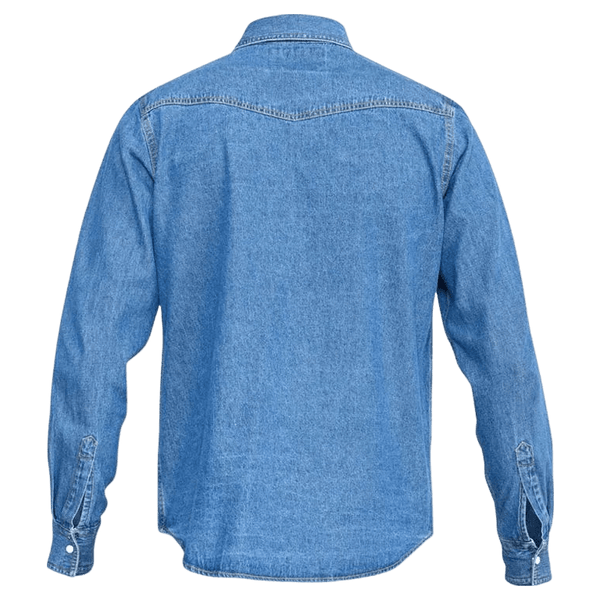 Duke Western Long Sleeve Denim Shirt for Men