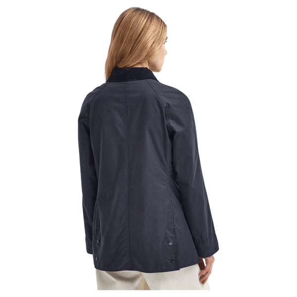 Barbour Beadnell Wax Jacket in Navy